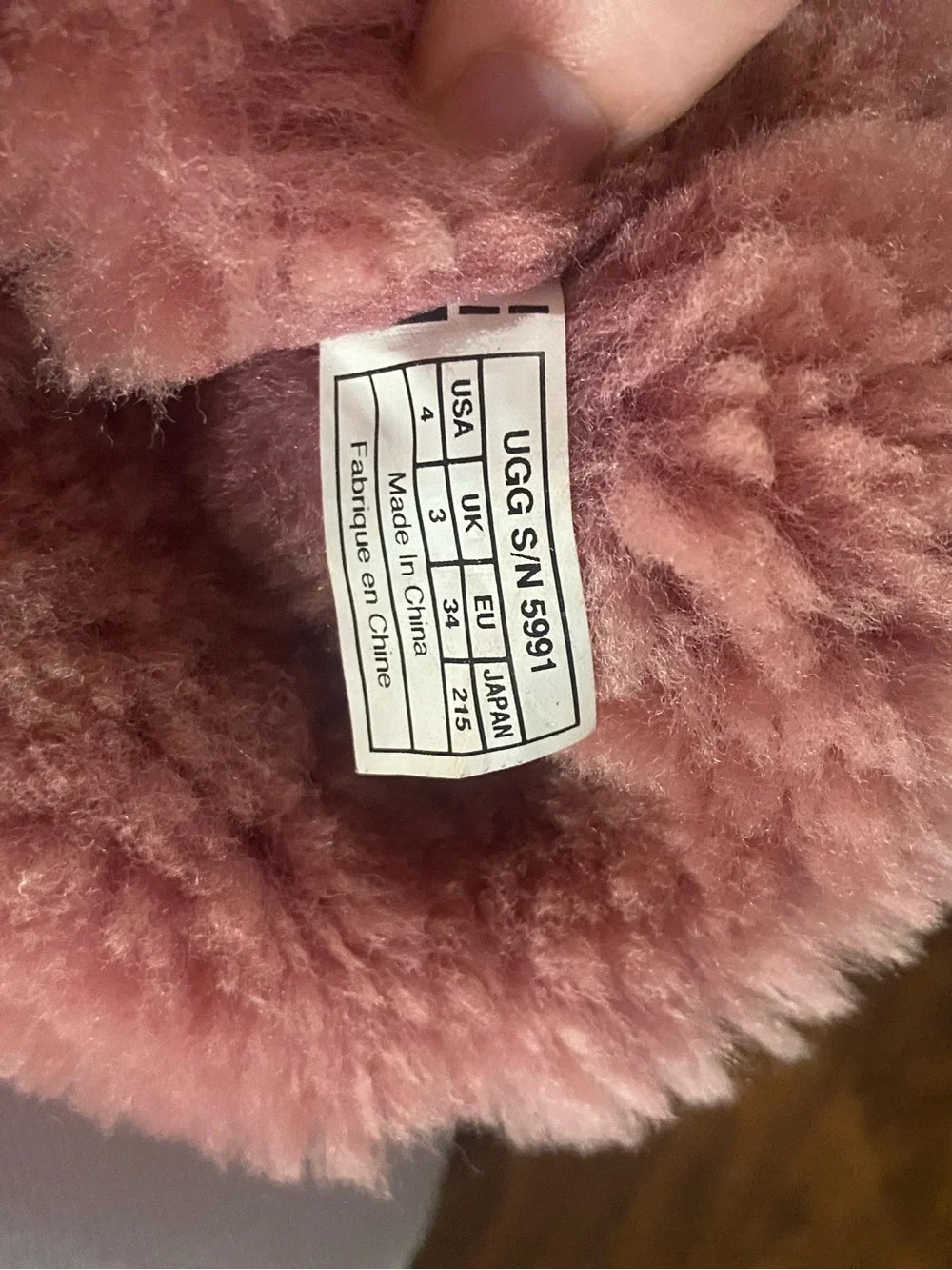 UGG Kids Pink Suede Shearling-Trim Boots